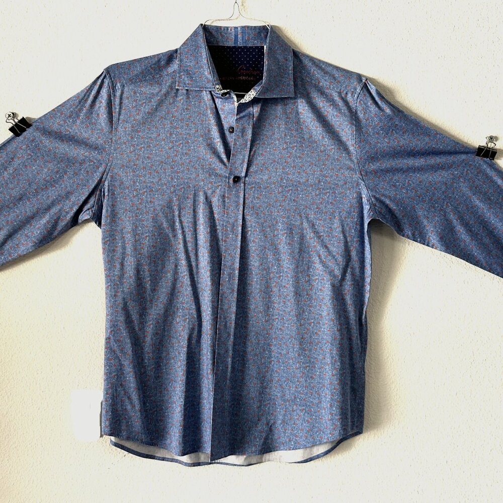 Robert Graham - Long Sleeve Button Up Shirt - Size L